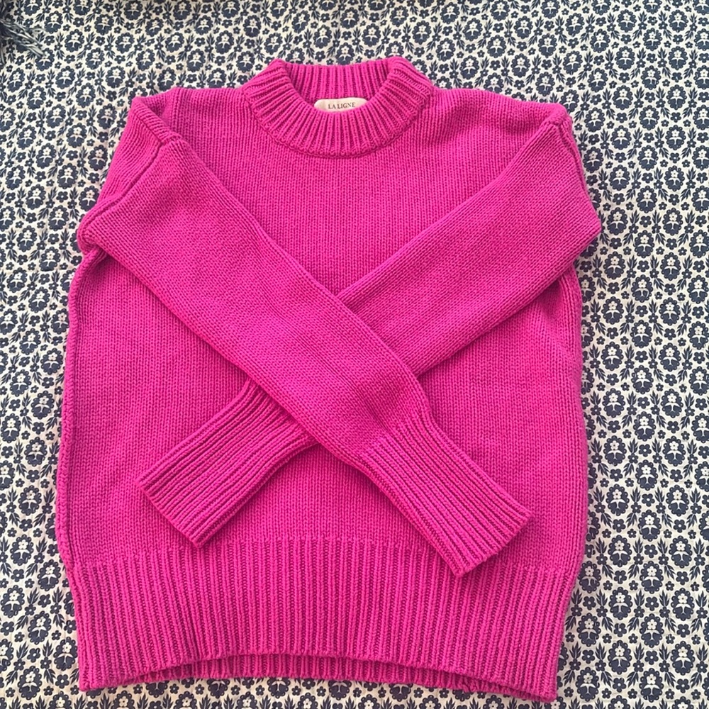 La Ligne Marin Sweater in hot pink